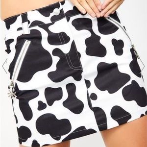Delias X Dollskill Cow Skirt